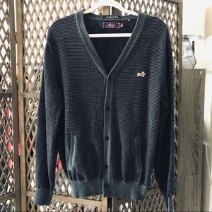 AKOO Cardigan Striped Sweater sz L